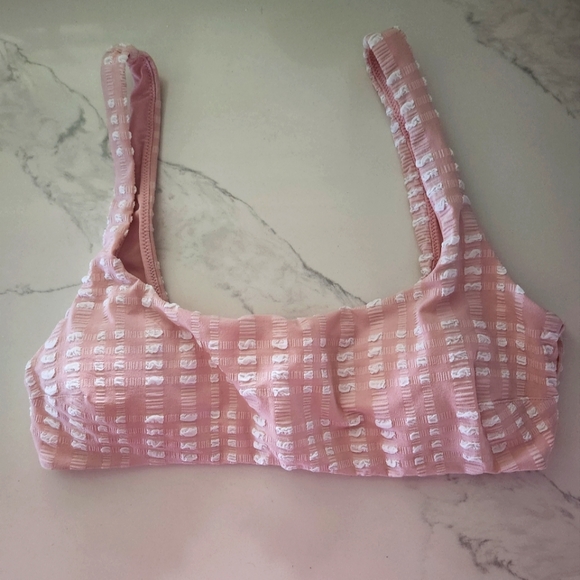 🆕️AERIE NWT Pink Large Bikini Top - Picture 12 of 12